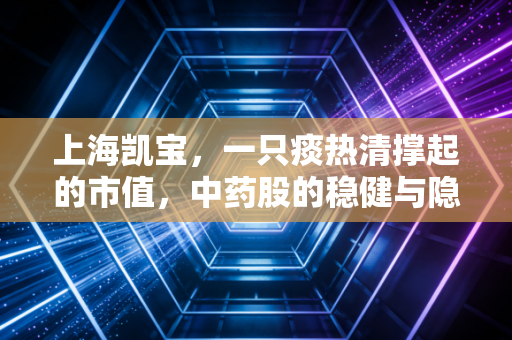 上海凯宝,一只痰热清撑起的市值,中药股的稳健与隐忧并存