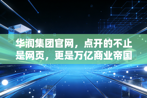 华润集团官网,点开的不止是网页,更是万亿商业帝国的民生密码