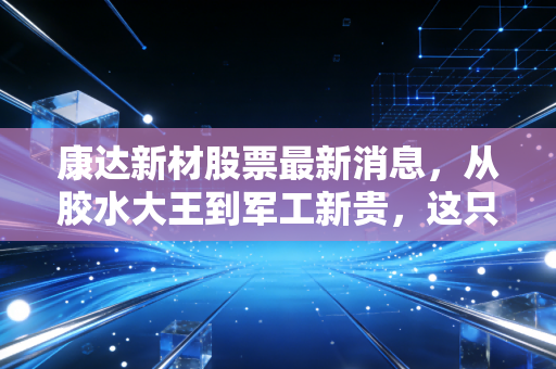 详细阅读:康达新材股票最新消息,从胶水大王到军工新贵,这只股的转型阵痛你受得了吗? 康达新材股票最新消息,从胶水大王到军工新贵,这只股的转型阵痛你受得了吗?