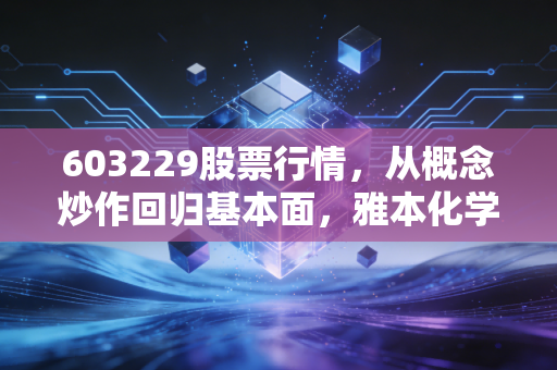 603229股票行情,从概念炒作回归基本面,雅本化学的过山车还能坐多久?