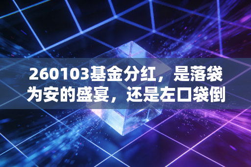 260103基金分红，是落袋为安的盛宴，还是左口袋倒右口袋的数字游戏？