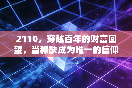 2110,穿越百年的财富回望,当稀缺成为唯一的信仰