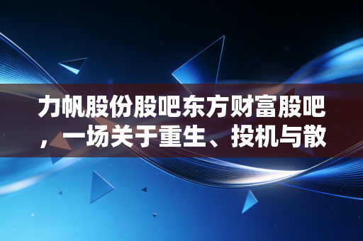 力帆股份股吧东方财富股吧,一场关于重生、投机与散户悲欢的沉浸式观察