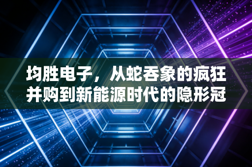 均胜电子,从蛇吞象的疯狂并购到新能源时代的隐形冠军,这只千亿白马股还能上车吗?