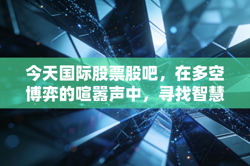 今天国际股票股吧，在多空博弈的喧嚣声中，寻找智慧物流的真金白银