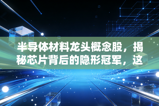半导体材料龙头概念股,揭秘芯片背后的隐形冠军,这波国产替代红利你吃到了吗?