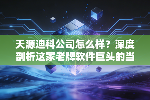 天源迪科公司怎么样?深度剖析这家老牌软件巨头的当下与未来