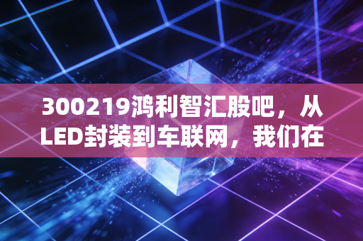 300219鸿利智汇股吧，从LED封装到车联网，我们在K线图背后的焦虑与期待