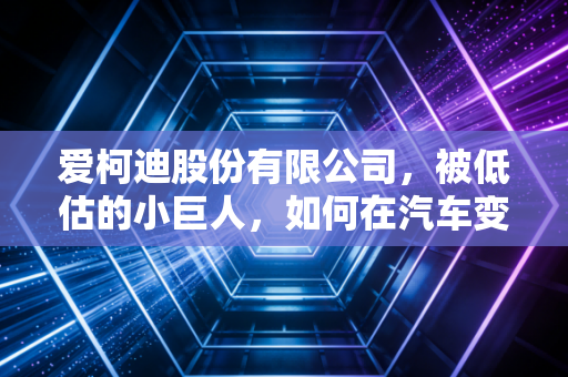 爱柯迪股份有限公司,被低估的小巨人,如何在汽车变革的浪潮中稳住方向盘?