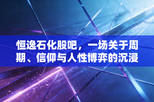 恒逸石化股吧,一场关于周期、信仰与人性博弈的沉浸式体验