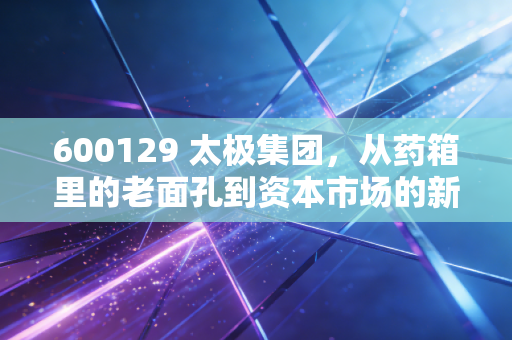 600129 太极集团,从药箱里的老面孔到资本市场的新宠,这场翻身仗能打几分?