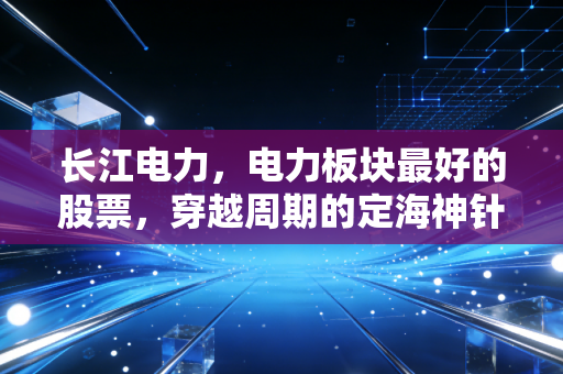 长江电力,电力板块最好的股票,穿越周期的定海神针