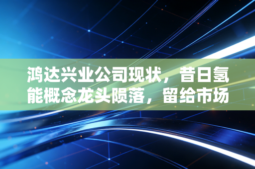 鸿达兴业公司现状,昔日氢能概念龙头陨落,留给市场的只有一地鸡毛与深刻反思