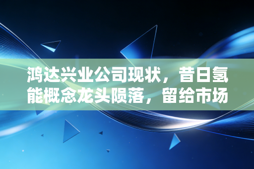 鸿达兴业公司现状,昔日氢能概念龙头陨落,留给市场的只有一地鸡毛与深刻反思