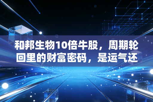 和邦生物10倍牛股,周期轮回里的财富密码,是运气还是实力?