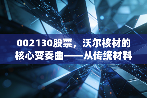 002130股票,沃尔核材的核心变奏曲——从传统材料到AI连接的逆袭之路