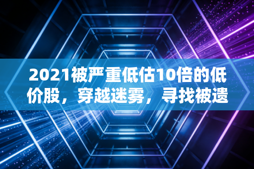 2021被严重低估10倍的低价股,穿越迷雾,寻找被遗忘的硬通货