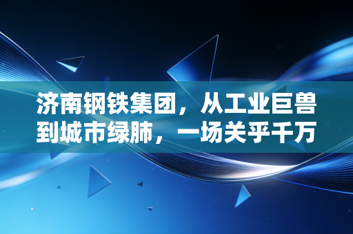 济南钢铁集团,从工业巨兽到城市绿肺,一场关乎千万人生计的财经突围