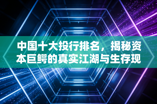 中国十大投行排名,揭秘资本巨鳄的真实江湖与生存现状