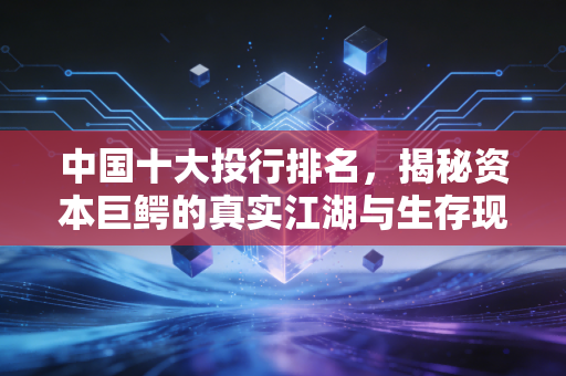 中国十大投行排名,揭秘资本巨鳄的真实江湖与生存现状