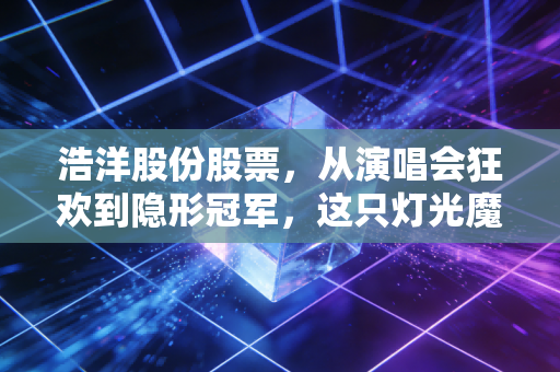浩洋股份股票，从演唱会狂欢到隐形冠军，这只灯光魔术师值得你长期拥有吗？