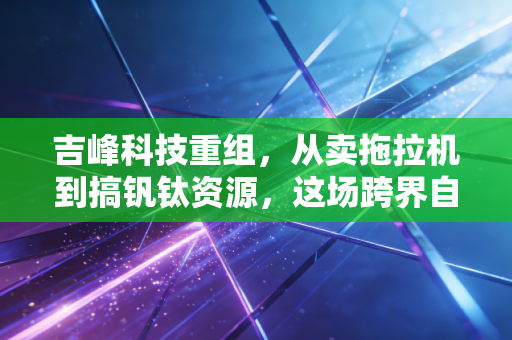 吉峰科技重组，从卖拖拉机到搞钒钛资源，这场跨界自救能成吗？