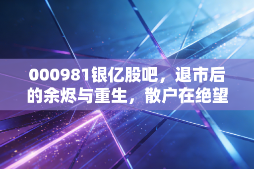 000981银亿股吧,退市后的余烬与重生,散户在绝望中寻找的微光