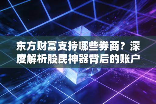 东方财富支持哪些券商？深度解析股民神器背后的账户兼容性与交易生态