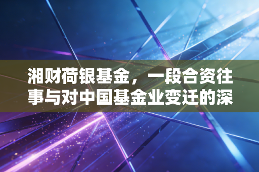 湘财荷银基金，一段合资往事与对中国基金业变迁的深度思考