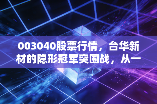 003040股票行情，台华新材的隐形冠军突围战，从一块锦纶布料看懂纺织赛道的韧性