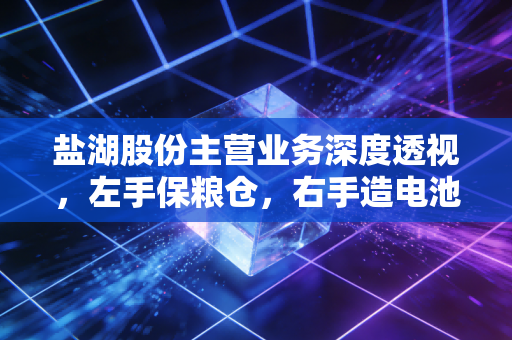 盐湖股份主营业务深度透视,左手保粮仓,右手造电池,这家资源巨头凭什么穿越周期?