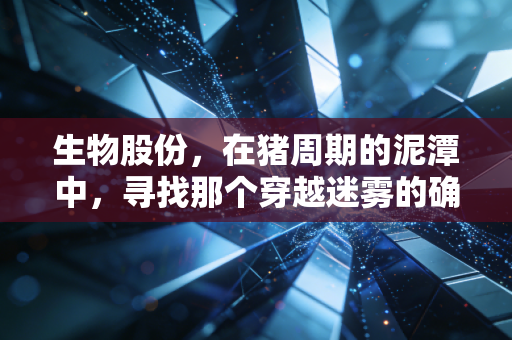 生物股份,在猪周期的泥潭中,寻找那个穿越迷雾的确定性