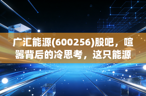 广汇能源(600256)股吧，喧嚣背后的冷思考，这只能源巨兽还能否带你穿越周期？