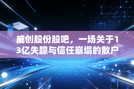 威创股份股吧，一场关于13亿失踪与信任崩塌的散户实录