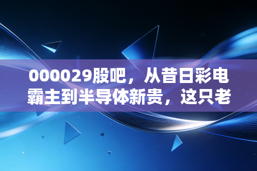 000029股吧,从昔日彩电霸主到半导体新贵,这只老牌国企的涅槃之路,你看懂了吗?