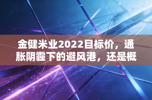 金健米业2022目标价,通胀阴霾下的避风港,还是概念炒作的过山车?