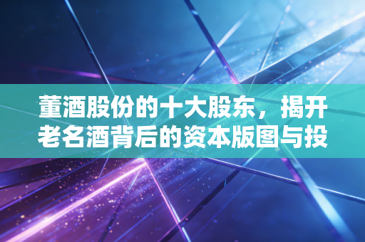 董酒股份的十大股东,揭开老名酒背后的资本版图与投资逻辑