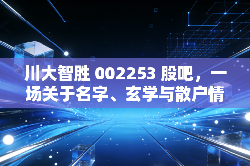 川大智胜 002253 股吧,一场关于名字、玄学与散户情绪的狂欢实录