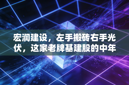 宏润建设,左手搬砖右手光伏,这家老牌基建股的中年突围战