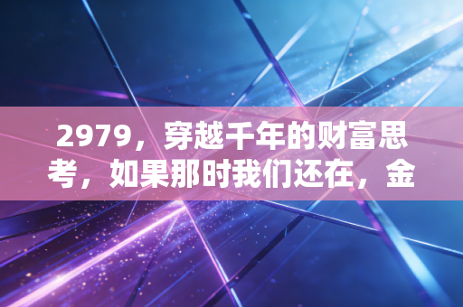 详细阅读:2979,穿越千年的财富思考,如果那时我们还在,金钱还是现在的样子吗? 2979,穿越千年的财富思考,如果那时我们还在,金钱还是现在的样子吗?