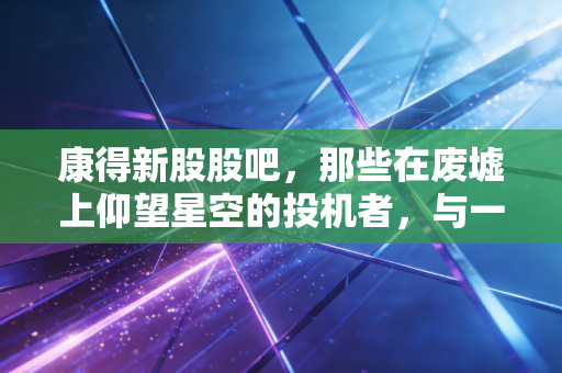 康得新股股吧,那些在废墟上仰望星空的投机者,与一场关于重生的集体癔症
