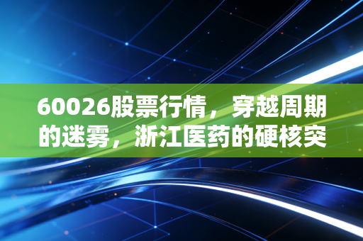 60026股票行情，穿越周期的迷雾，浙江医药的硬核突围与投资启示
