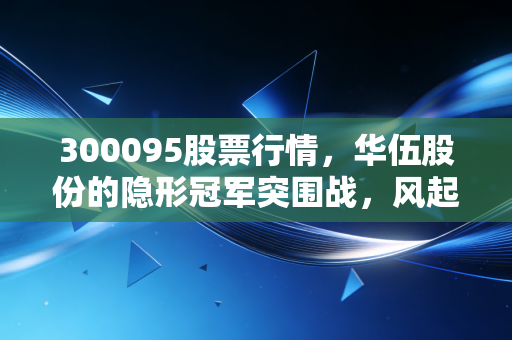 300095股票行情,华伍股份的隐形冠军突围战,风起时能否扶摇直上?
