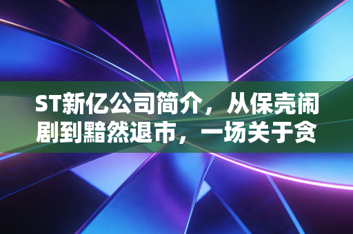 ST新亿公司简介,从保壳闹剧到黯然退市,一场关于贪婪与代价的警示录