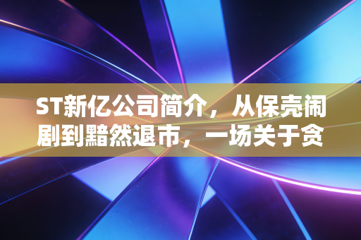 ST新亿公司简介,从保壳闹剧到黯然退市,一场关于贪婪与代价的警示录