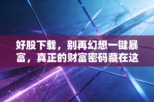 好股下载,别再幻想一键暴富,真正的财富密码藏在这些生活细节里