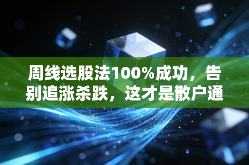 周线选股法100%成功，告别追涨杀跌，这才是散户通往财富自由的唯一捷径