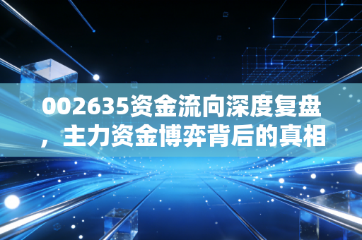 002635资金流向深度复盘，主力资金博弈背后的真相与散户生存法则