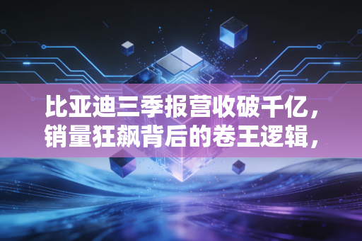 比亚迪三季报营收破千亿，销量狂飙背后的卷王逻辑，我们普通人该怎么看？