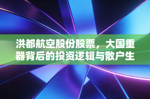 洪都航空股份股票,大国重器背后的投资逻辑与散户生存指南